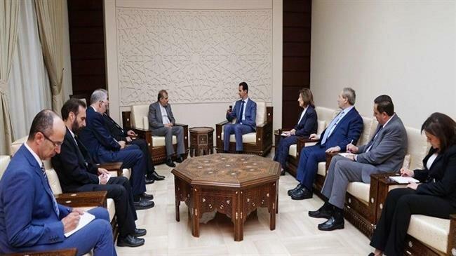 Pertemuan Bashar Assad dan Utusan Iran