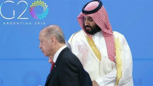Putra Mahkota Saudi dan Erdogan