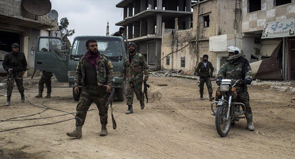 Tentara Suriah di Daraa