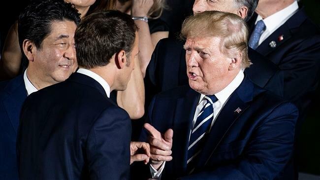 Donald Trump dan Emmanuel Macron
