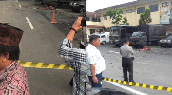 Bom Meledak di Polrestabes Medan