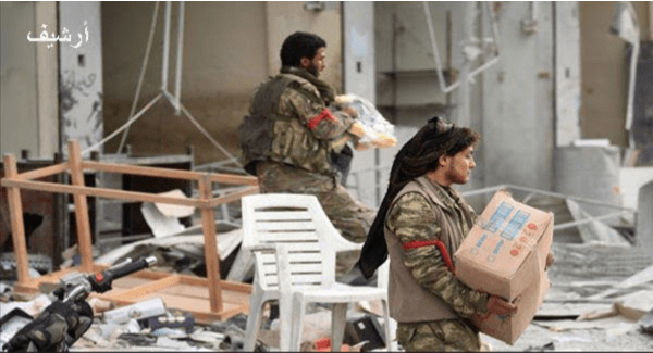 Teroris Dukungan Turki Jarah Properti Warga Suriah di Hasakah 
