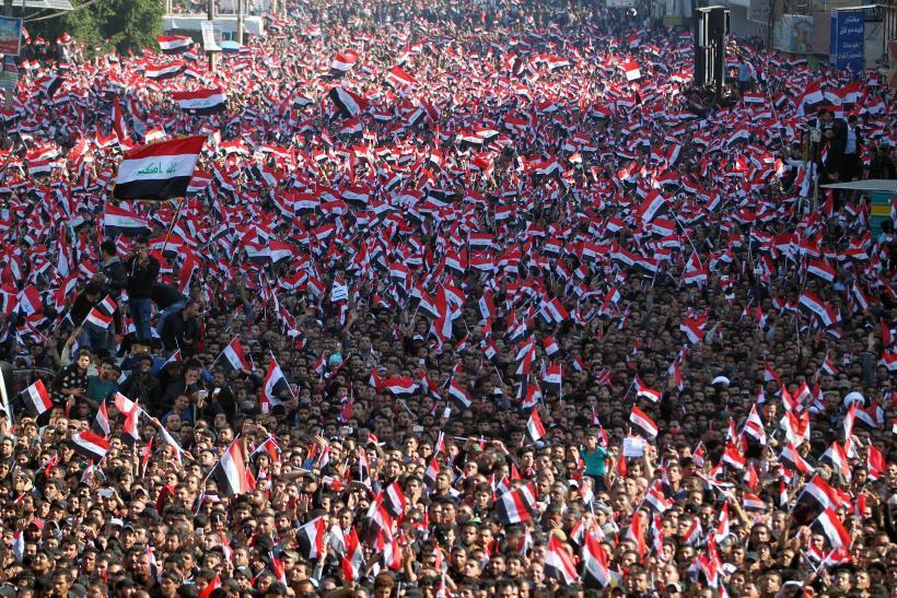 Jutaan Rakyat Irak Demo Tolak Kehadiran Militer AS