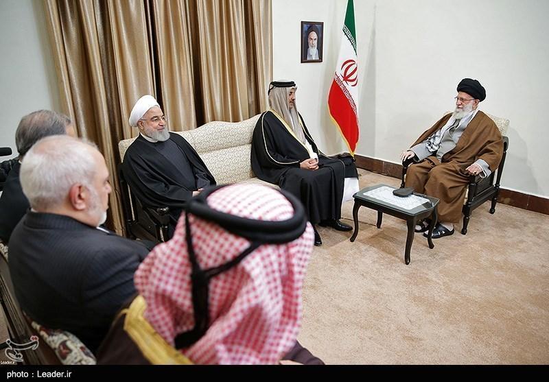 pertemuan Emir Qatar dan Pemimpin Tertinggi Iran