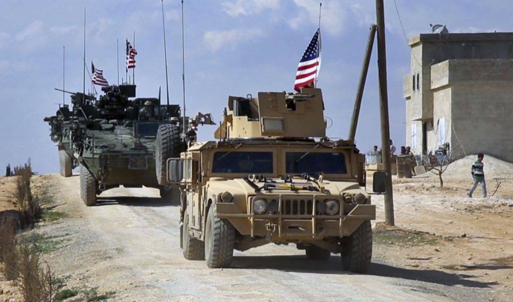 Konvoi Besar Militer AS Masuki Suriah dari Irak