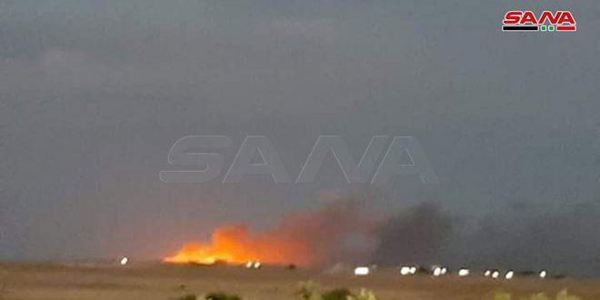 VIDEO Ledakan Besar Guncang Gudang Senjata SDF di Qamishli
