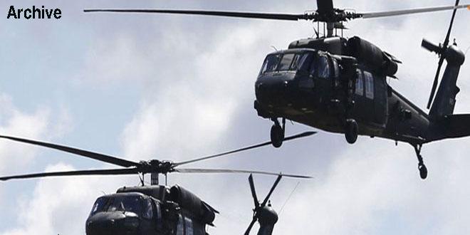 Helikopter AS Lancarkan Serangan Udara ke Pedesaan Deir Ezzor, Culik 3 Warga