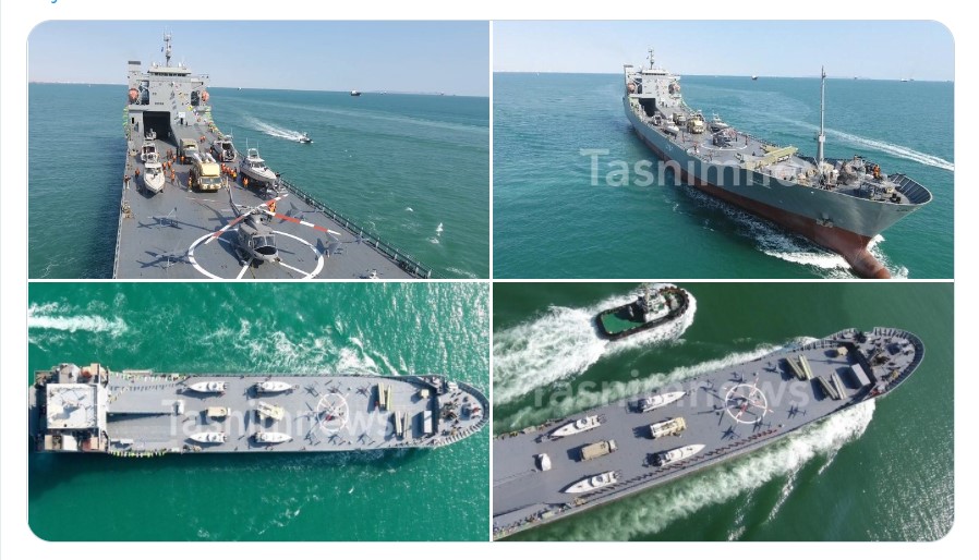 Iran Luncurkan Kapal Perang Berukuran Besar
