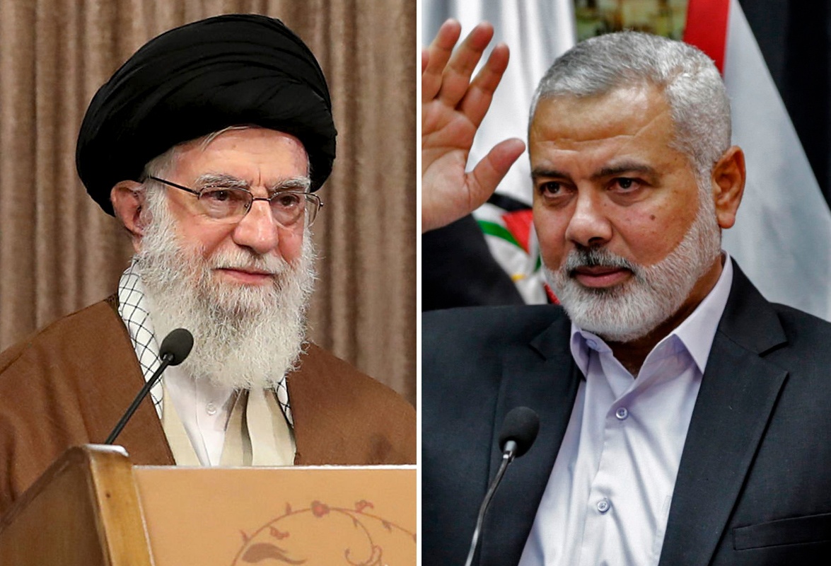 Surati Ayatullah Khamenei, Pimpinan Hamas Bahas Situasi Tanah Pendudukan