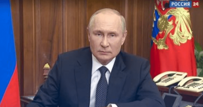 Vladimir Putin Umumkan Mobilisasi Parsial